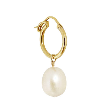 16-1 Earring Big Pearl 10mm