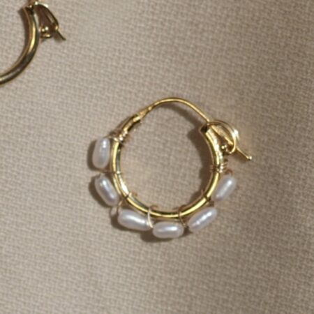 Oorring Kalme Parels - Set van 2